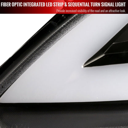 Spec-D Tuning 2010-2012 HYUNDAI GENESIS COUPE SEQUENTIAL LED BAR PROJECTOR HEADLIGHTS - Partsaccessoriesusa