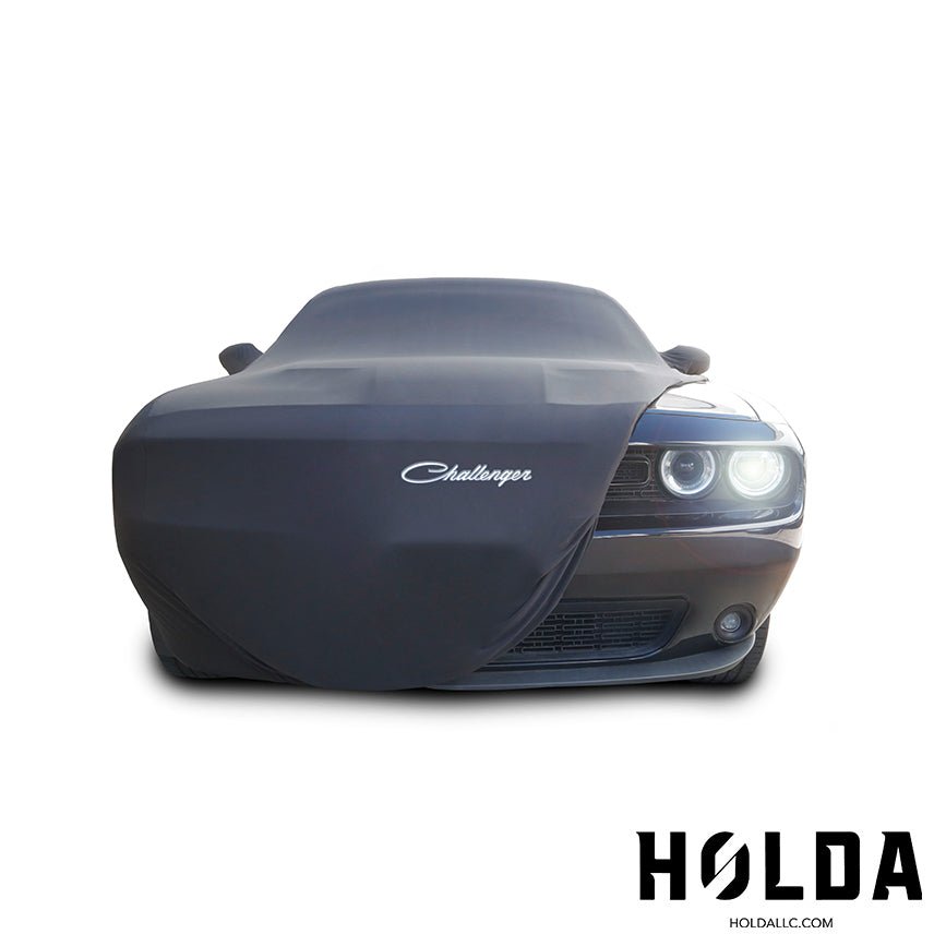 Holda Dodge™ Challenger License Car Cover with Challenger Logo - Includes Drawstring Bag - Partsaccessoriesusa