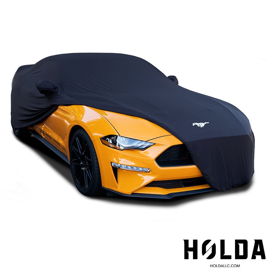 Holda Ford® Mustang License Car Cover with Mustang Logo - Includes Drawstring Bag - Partsaccessoriesusa