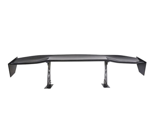 NRG Innovations® Carbon Fiber Spoiler - Universal (69") w/NRG logo w/ Stand cut out / Large Side Plate - Partsaccessoriesusa