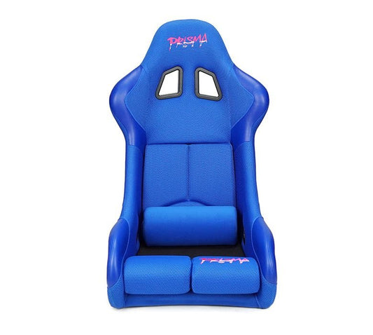 NRG Innovations® PRISMA FIA Competition Non-Reclinable Racing Seats with Competition Fabric - BLUE - Partsaccessoriesusa