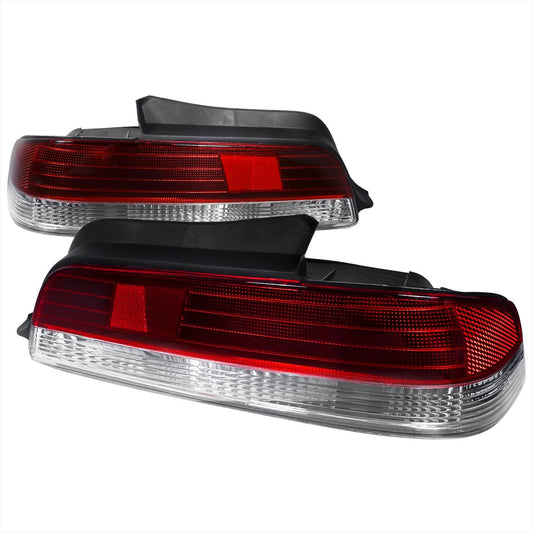 Spec-D Tuning 1997-2001 HONDA PRELUDE RED/WHITE TAIL LIGHTS - Partsaccessoriesusa